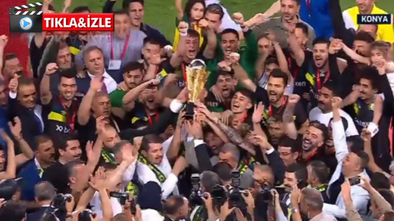 Şanlıurfaspor kupayı kaldırdık kaldırmasına ama...