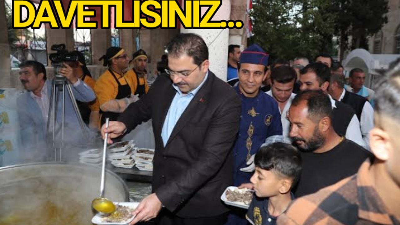 Urfa'da şafak vakti tirit ziyafeti...