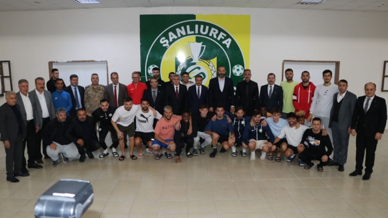 Urfaspor'a destek ziyaretinde bulundular