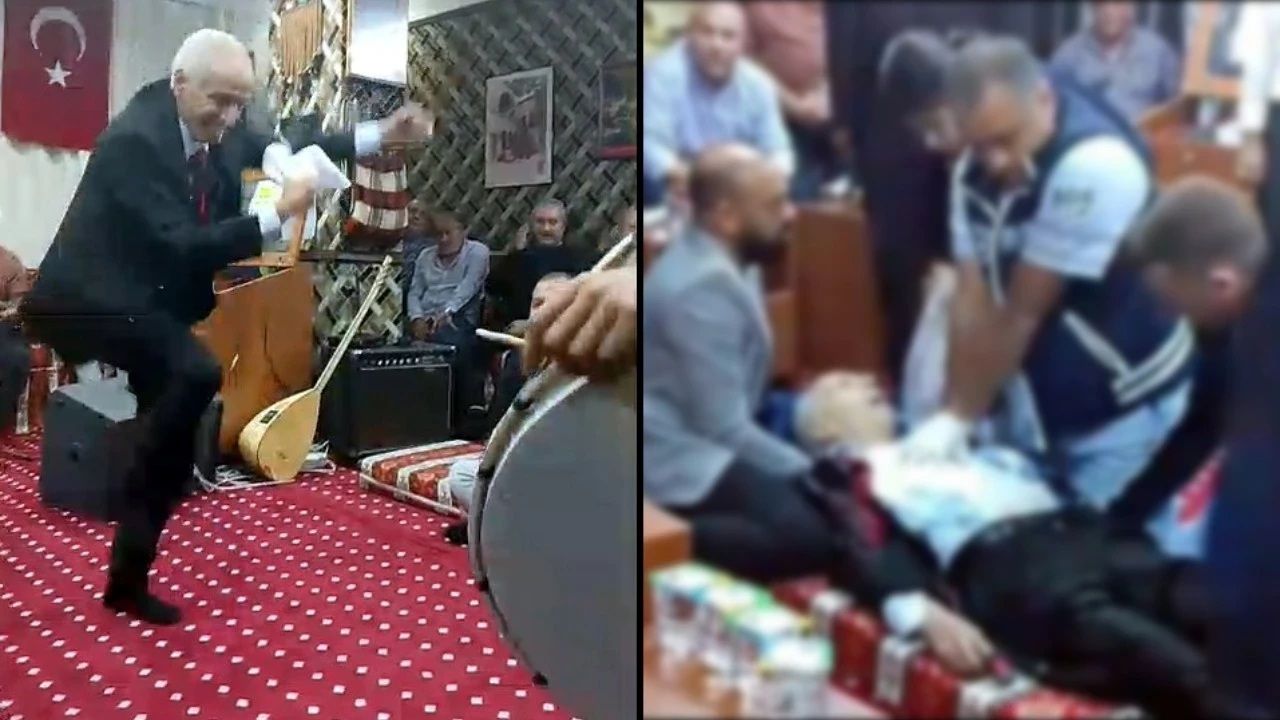 Halay çekerken kalbi durdu