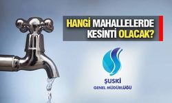 Cuma namazı sonrası sular kesilecek!