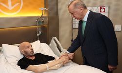 Erdoğan, Özcan'ı ziyaret etti