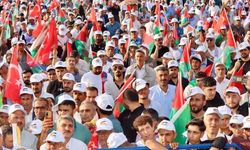 Binlerce Urfalı Filistin için bir araya geldi