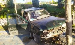 DSİ'nin 30 yıllık aracı kaza yaptı!