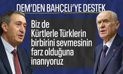 Dem Partisi'nden Devlet Bahçeli'ye destek...