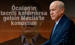 Bahçeli'nden Öcalan için flaş sözler...