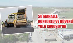 Harran-Yardımcı yolunda asfalt serimi başladı