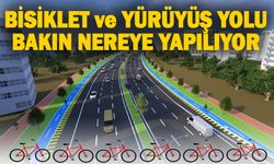 Urfa'da bisiklet ve yürüyüş yolu yapılıyor