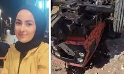 Genç kız traktör sürerken canından oldu