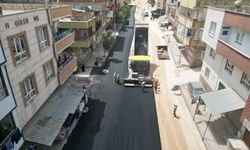 5 bölgeyi birbirine bağlayan cadde 2141 asfaltlandı