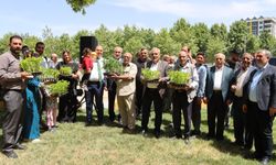 Karaköprü'de ata tohumları toprakla buluştu