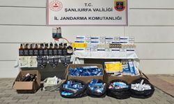 Urfa'da çok sayıda kaçak alkol ve sigara ele geçirildi