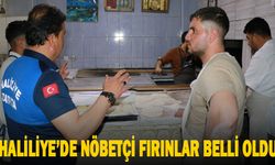 Haliliye'de nöbetçi fırınlar belli oldu