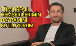 Urfalı genç iş adamı Serhat Oyman'dan Kurban Bayramı mesajı