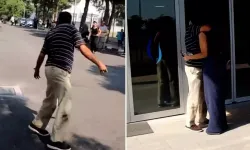 Yırtık pantolonu ile kızını sınava yetiştirmeye çalışan babaya şok