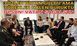 Şehit ve gazi evi ziyaret edildi