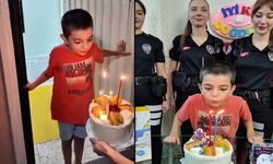 Urfa'da yunus polislerden hasta çocuğa sürpriz...