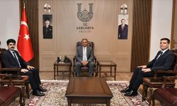 Viranşehir'in yeni bürokratlarından Vali Şıldak'a ziyaret