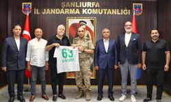 Şanlıurfaspor’dan Jandarma Alay Komutanı’na ziyaret