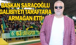 Başkan Saraçoğlu, galibiyeti taraftara armağan etti
