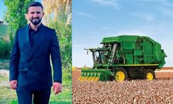 Urfa'da acı olay: pamuk biçme makinesine takıldı