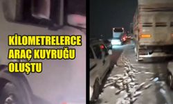 Urfa-Antep yolunda sürücüler mahsur kaldı!