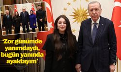 Ölümden dönen Urfalı kadın siyasetçi Gök, Erdoğan'ı ziyaret etti