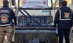 Akçakale sınırında cephanelik yakalandı
