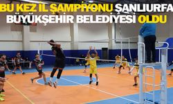 ŞANLIURFA BÜYÜKŞEHİR BELEDİYESİ VOLEYBOLDA İL ŞAMPİYONU
