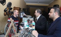 4 Başkandan esnaf ziyareti...