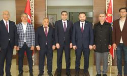 Futbolun zirvesinden Müdür Aksoy'a ziyaret