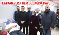 Kızılay'a kan bağışında bulundular