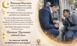 Başkan Akgün'den Bayram mesajı