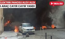 3 araç cayır cayır yandı