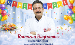 Başhekim Mardinli'den bayram mesajı