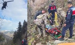 Helikopterli kurtarma operasyonu!