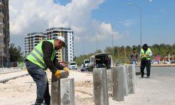 Bisiklet yolunda çalışmalar devam ediyor