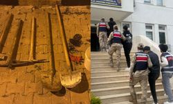 Defineciler suçüstü yakalandı