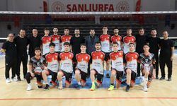 Şanlıurfa Büyükşehir Belediyesi Genç Erkekler Voleybol Takımından filede ikinci galibiyet