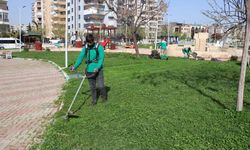 Haliliye Belediyesi’nden park ve yeşil alanlarda bakım seferberliği