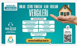 HALİLİYE BELEDİYESİ DUYURDU: SON GÜN...