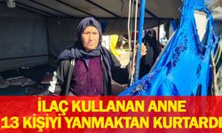 3 konteyner ve 4 çadır kül oldu