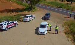Urfa Jandarmadan droneli denetim