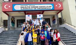 Görme engelli öğrenciler “For Our Planet” ile doğayı keşfetti