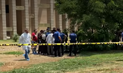 Şanlıurfa Arkeoloji Müzesi bahçesinde acı olay