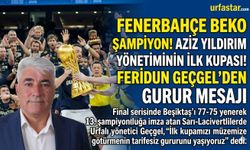 Feridun Geçgel’den şampiyonluk mesajı