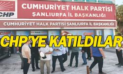 CHP Şanlıurfa cephesinde sıcak gelişme!