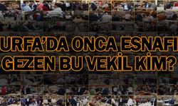 Urfa'da onca esnafı gezen bu vekil kim?