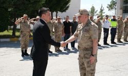 Yeni Kaymakamın ilk durağı Jandarma oldu!