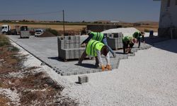 Haliliye'de kırsal mahalleler parke taşıyla döşeniyor